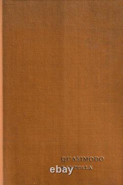Frank Rampolla (10 Linocuts)salvatore Quasimodo Poems 1968 Ed 65 Art Book