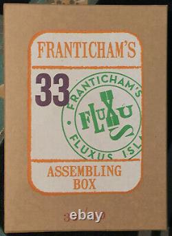 Franticham's Assemblage Box #33 SGND LTD Redfoxpress fluxus conceptual art NEW