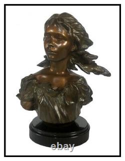 Frederick Hart Poetry Bronze Sculpture Signed Female Torso The Muses Bust Art