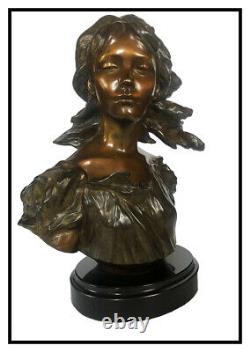 Frederick Hart Poetry Bronze Sculpture Signed Female Torso The Muses Bust Art