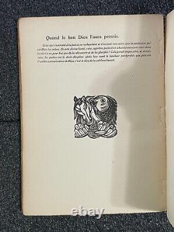 G Apollinaire Le Bestiaire ou Cortège d'Orphée 1919 ltd ed SC Raoul Dufy Illust