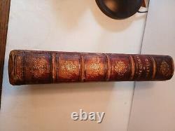 Gallery of famous poets 1874 richly illustrated, large leather see descr