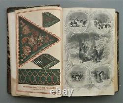 Godey's Lady's Book Magazine 1869 Antique Fashion/Decor Hand Colored Plates