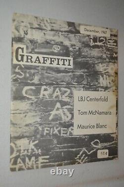 Graffiti Magazine Zine NYC 1967 LBJ Hippie Beatnik Poetry Art Comic Book VTG 60s