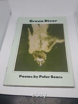 Green Diver Peter Sears Signed Paperback Poetry Book Rick Bartow Cover Art