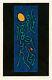 Haku Maki,'poem 71-16', Signed Color Woodcut, Double Oban, C. 1969