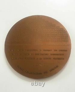 HENRI CHOPIN RARE 1988 Bronze Edition'Le Mot D'or' Concrete/Visual Poetry