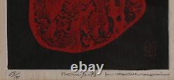 Haku Maki, Poem 90-93, Woodcut and lithograph, signed, numbered, and titled in p