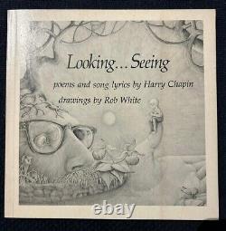 Harry Chapin SIGNED'Looking. Seeing' Poems/Lyrics Book - (1st ed.)