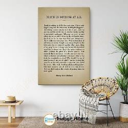 Henry Scott Holland Quote Wall Art Death is Nothing at All Poem Art Prints -P562