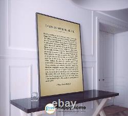 Henry Scott Holland Quote Wall Art Death is Nothing at All Poem Art Prints -P562