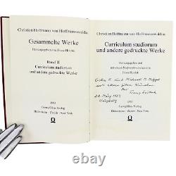 Hofmannswaldau German Poet Collected Works 1679 Curriculum Studiorum 1700 3 VOL