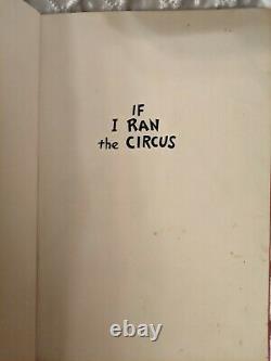 If I Ran The Circus by Dr. Seuss 1956 Hard Cover