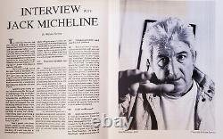 JACK MICHELINE 1929-98 Archive Book, Painting, Magazine, Poem SIGNED RARE