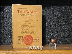 JAMES JOYCE Two Worlds 1925 V1N1 VNTG Modernism Louis ZUKOFSKY Arthur Symons