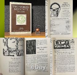 JAMES JOYCE ULYSSES Two Worlds 1927 V3N1 VNTG Periodical Modernism banned book