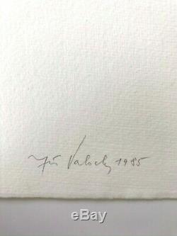 JIRI VALOCH'Waiting.' RARE signed edition, 1985, concrete / visual poetry