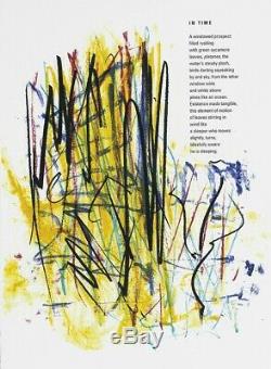 JOAN MITCHELL'In Time' from'Poems', 1992 Ltd. Edition Lithograph Print Framed
