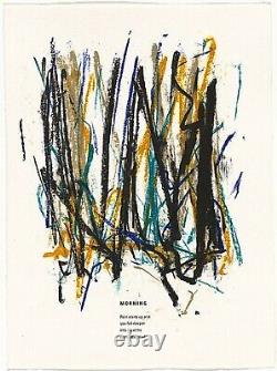 JOAN MITCHELL'Morning' from'Poems' 1992 Ltd. Edition Lithograph Print Framed