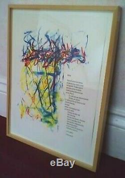 JOAN MITCHELL'Sky' from'Poems', 1992 Limited Edition Lithograph Print Framed
