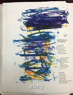 JOAN MITCHELL'The Bridge' from'Poems' 1992 Ltd Edition Lithograph Print Framed