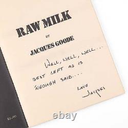Jacques Goode / Raw Milk / Signed First Edition / Black Arts Poetry 1972 Harlem