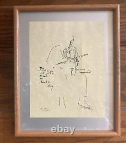 James Kwane Clay Coltrane Drawing With Poem