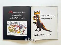 Jean Michel Basquiat Maya Angelou Life Doesn't Frighten Me Rare 1993 1st Ed Book