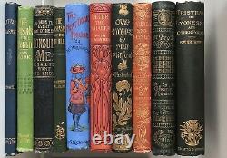 Job Lot 10 Books Decorative Bindings Hardback Shelf Filler Display Art Nouveau