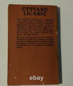 Jose Lezama Lima Oppiano Licario Cuba First Edition 1977 Ed Arte Y Literatura