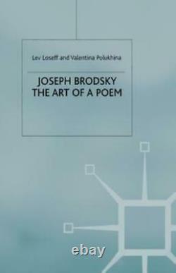 Joseph Brodsky The Art Of A Poem