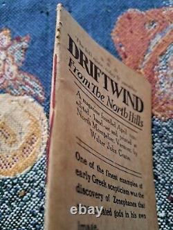 July 1930 Driftwind Poetry Journal. H. P. Lovecraft Poem Within. Vol 5 NO. 1 Rare