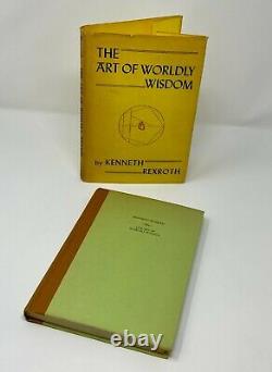 KENNETH REXROTH The Art of Worldly Wisdom HB Decker Press 1949 (22 of 500) RARE