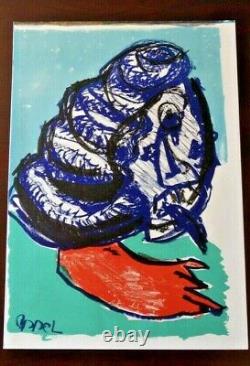 Karel Appel from 1 Cent Life, Plate Signed Limited Edition Lithograph, 1964