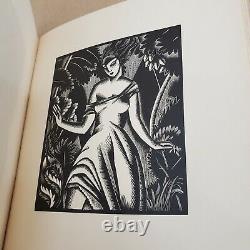 Keats Sonnets woodcuts John Buckland Wright signed 1 of 51 antique art deco book