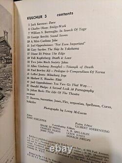 Kulchur #1-3 Jack Kerouac William Burroughs Joe Brainard Allen Ginsberg 1960s