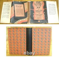 LANGSTON HUGHES FINE CLOTHES TO THE JEW 1st/1st with Original D/J 1927