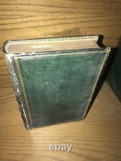 LEATHER Book Of Gems! 1836 Poetry Gift First Edition Art Artists Full Original