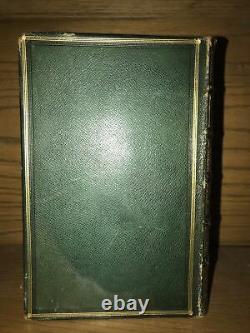 LEATHER Book Of Gems! 1838 Poetry Gift First Edition Art Artists Full Original