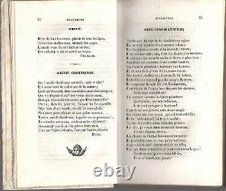 L'Abeille Chretienne vtg FR Poetes Religieux 1853 Saint Amant, Etienne Huyot art