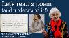 Let S Read And Understand A Poem In An Artist S Studio By Christina Rossetti