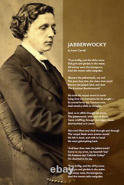 Lewis Carroll Poem Print Jabberwocky Art Photo Poster Gift