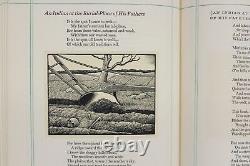 Limited Editions Club William Bryant Poems 1947 Signed Nason Wood Prints Leather
