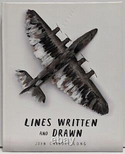 Lines Written and Drawn by John Carroll Long Signed (2018, hardcover)