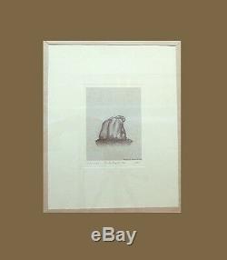 Lithographs Signed Orig. Poem, Autographed by William L. Pereira, Architect