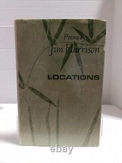 Location Poems By Jim Harrison 1st Edition 1968 Hardback with Dust Jacket