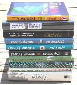 Lot of 10 CHARLES BUKOWSKI BOOKS ALL HARDCOVER Reach For The Sun, Pulp + 8