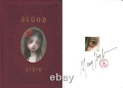 MARK RYDEN SIGNED BLOOD EXHIBITION LE HARDCOVER BOOK 2nd EDITION BECKETT BAS LOA