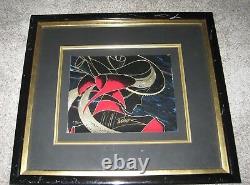 MARTIROS MANOUKIAN POETRY Signed LE 78/3000 framed and matted 20x23