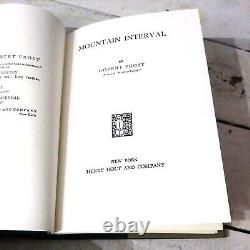 MOUNTAIN INTERVAL by Robert Frost, 1st Limited EDITION